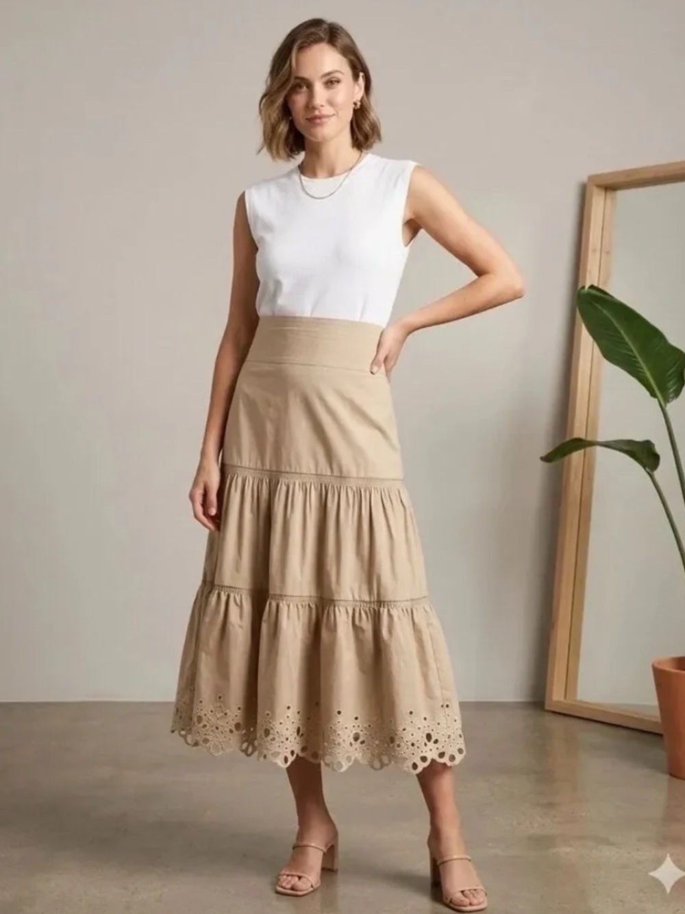 Veronica Beard Amia midi dress sz M